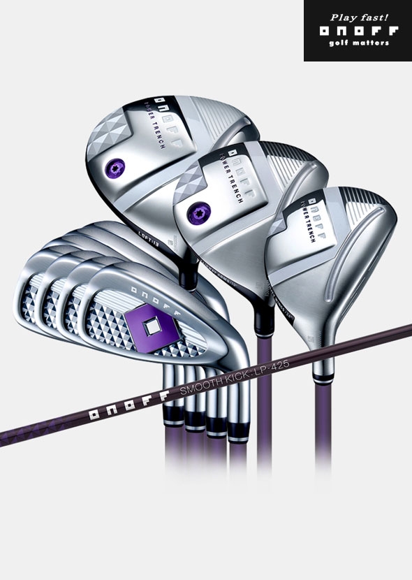 다이와 온오프 LP-425 카본 풀세트[여성용][퍼플][SMOOTH KICK LP-425]