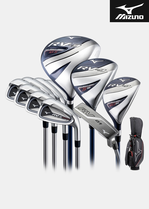 미즈노 RV9 스틸 풀세트[남성용][11PC/7i/5번~SW][RV-9 STL][백포함]