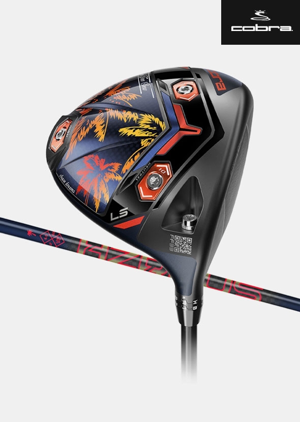 [한정판]코브라 다크스피드 어댑트 LS 팜트리 크루 드라이버[남성용][TRUE TEMPER HZRDUS BLACK 60]