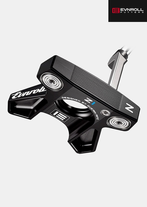 [제로토크]이븐롤 ZERO Z1 퍼터[남여공용][말렛][블랙][TOUR TAC GRIP]