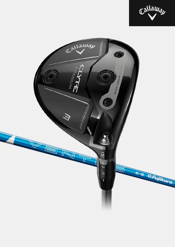 [주문제작]캘러웨이 ELYTE 엘리트 TI 티타늄 페어웨이우드[남성용][VENTUS BLUE VELOCORE PLUS]