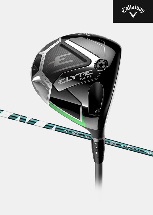 [허인회드라이버][주문제작]캘러웨이 ELYTE 엘리트 미니 드라이버[남성용][헤드체적:340cc][VENTUS GREEN][강도 R,SR,S][50g 샤프트]