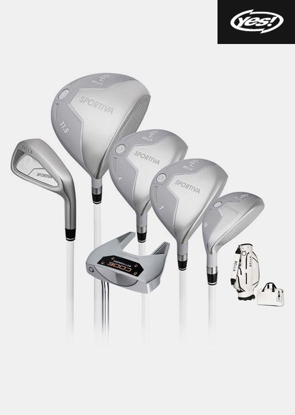 예스 벨라 스포티바 카본 풀세트[여성용/12pc/백포함][라이트그레이]