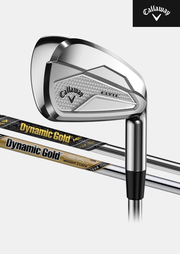 [주문제작]캘러웨이 ELYTE 엘리트 스틸 아이언[남성용][DYNAMIC GOLD TI]