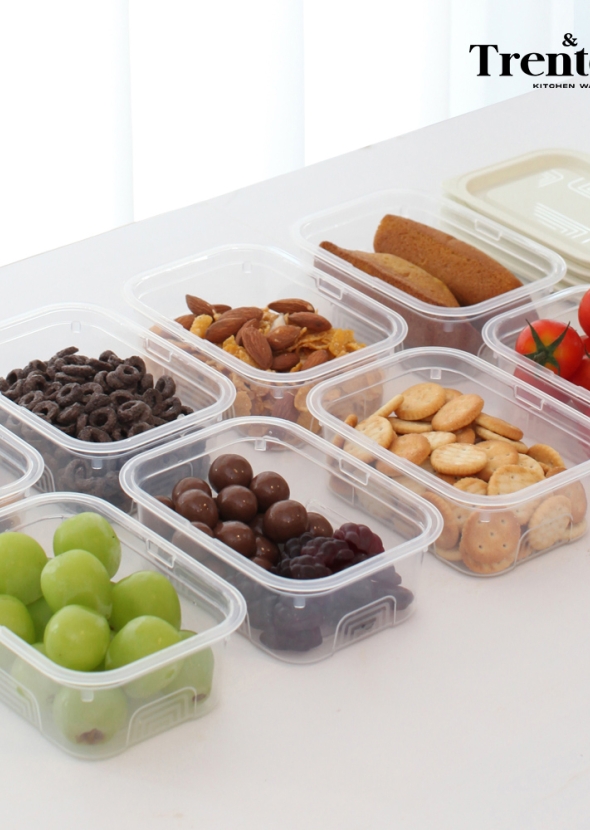 [트렌톤] 냉장고보관용기 베이직쿡 2호 10종(20P)