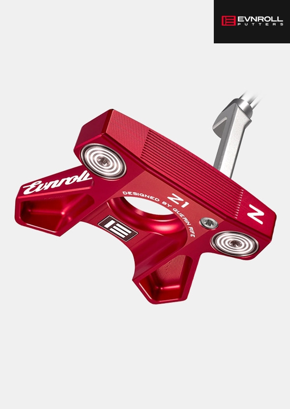 [제로토크]이븐롤 ZERO Z1 퍼터[남여공용][말렛][레드][TOUR TAC GRIP]