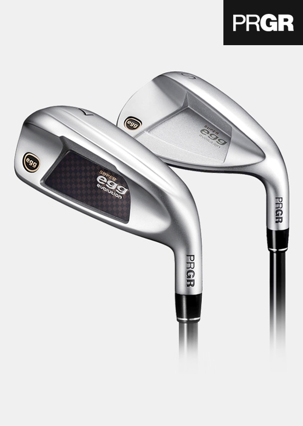 PRGR 슈퍼 에그 카본 아이언세트[남성용][9i/#5~SW][SUPER EGG SHAFT]