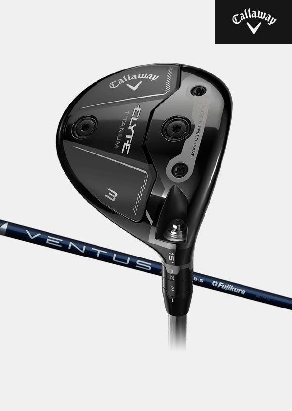 [주문제작]캘러웨이 ELYTE 엘리트 TI 티타늄 페어웨이우드[남성용][VENTUS TR BLUE]