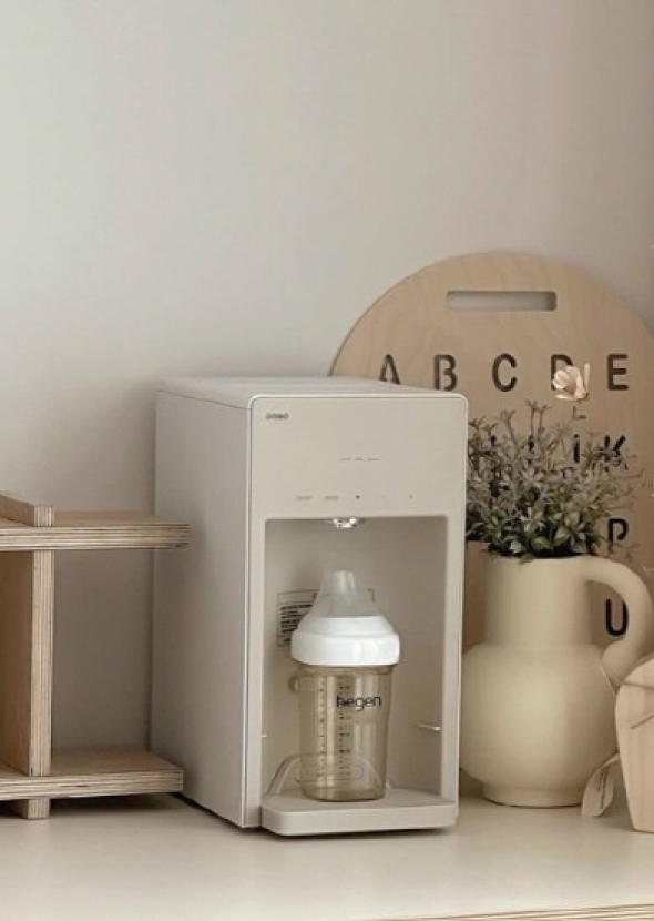 [폴레드] 픽셀팟 원터치 자동출수 분유포트