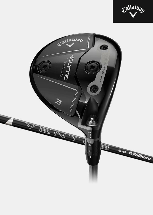 [주문제작]캘러웨이 ELYTE 엘리트 TI 티타늄 페어웨이우드[남성용][VENTUS BLACK VELOCORE PLUS]