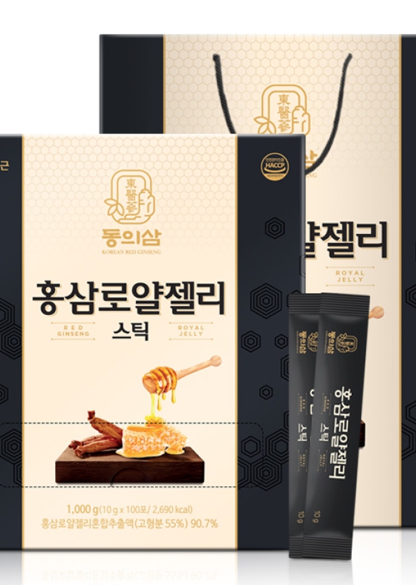 [동의삼] 홍삼로얄젤리스틱 10g x 100포