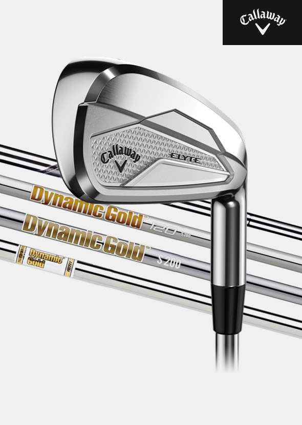 [주문제작]캘러웨이 ELYTE 엘리트 스틸 아이언[남성용][DYNAMIC GOLD]