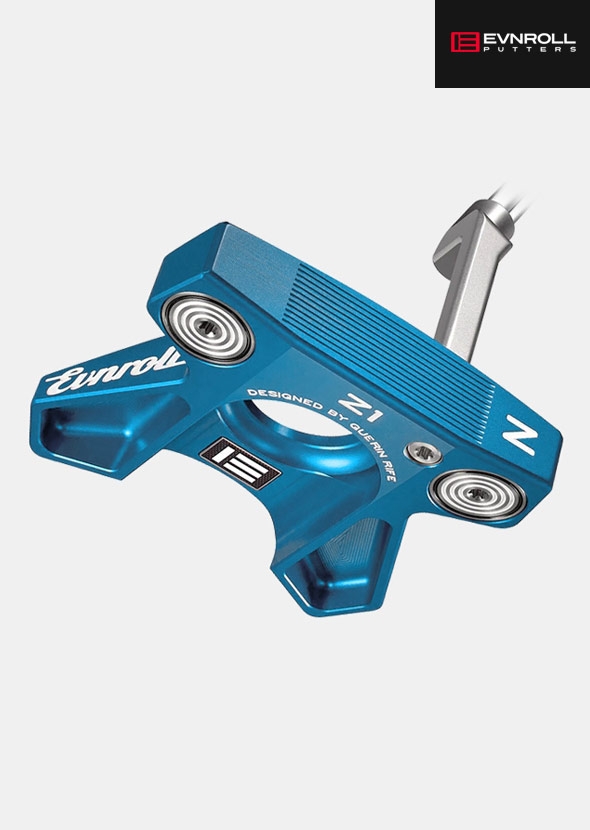 [6월말입고][제로토크]이븐롤 ZERO Z1 퍼터[남여공용][말렛][티파니 블루][TOUR TAC GRIP]