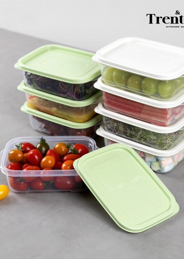 [트렌톤] 다용도보관용기 심플리 1호 8종(750ml x 8개)